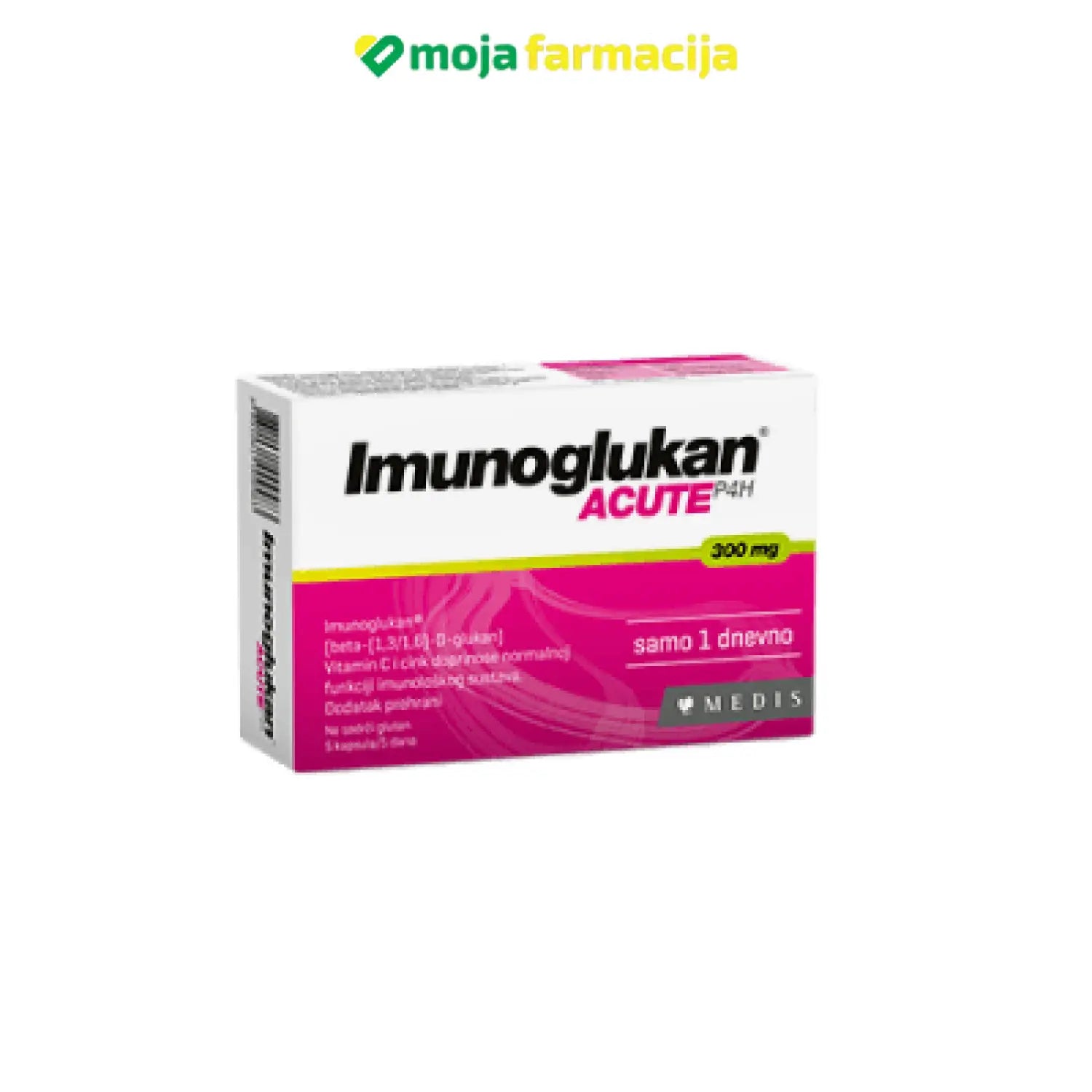 Slika proizvoda Imunoglukan pH4 Acute iz online apoteke Moja Farmacija - BIH