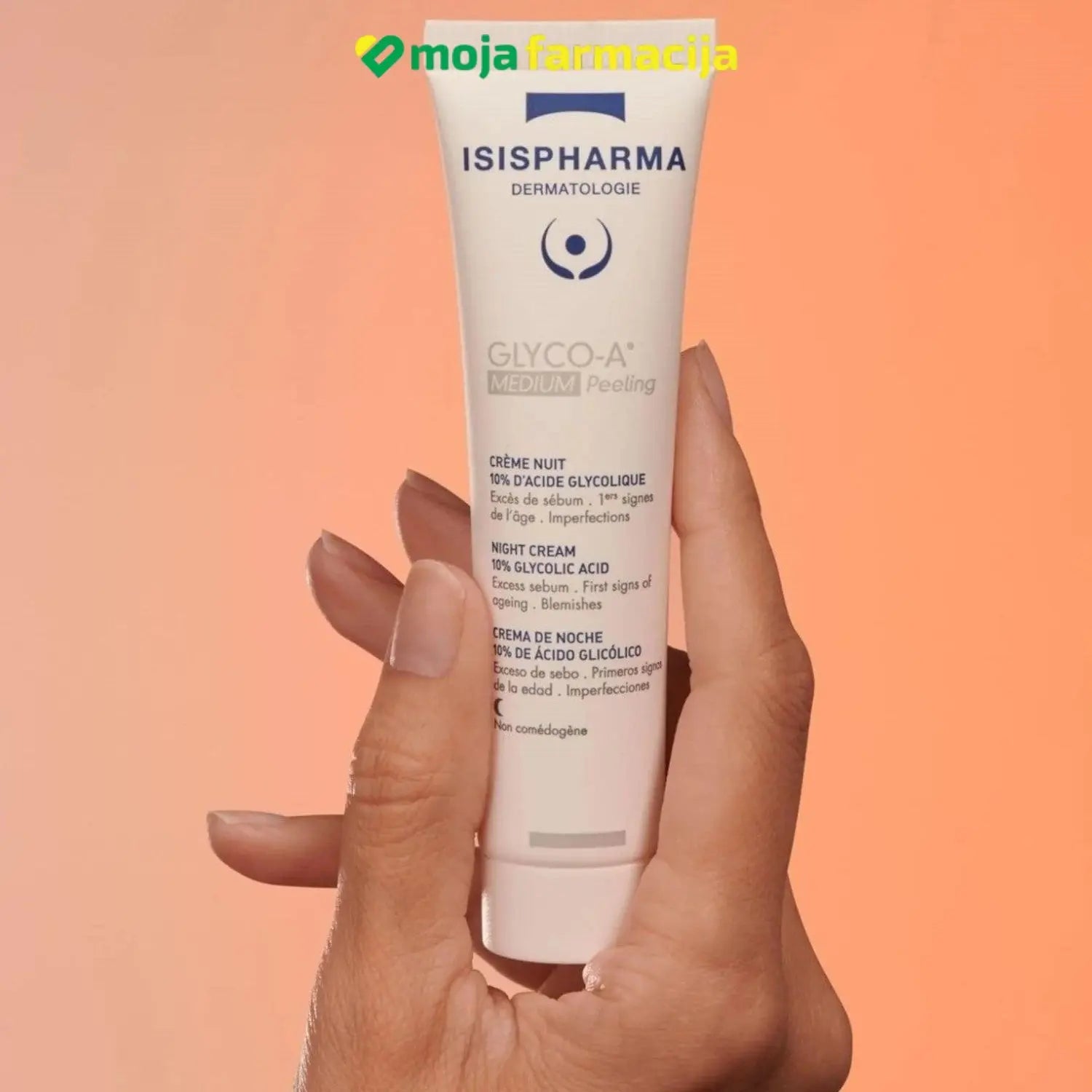 Slika proizvoda ISISPHARMA Glyco-A medium peeling krema iz online apoteke Moja Farmacija - BIH