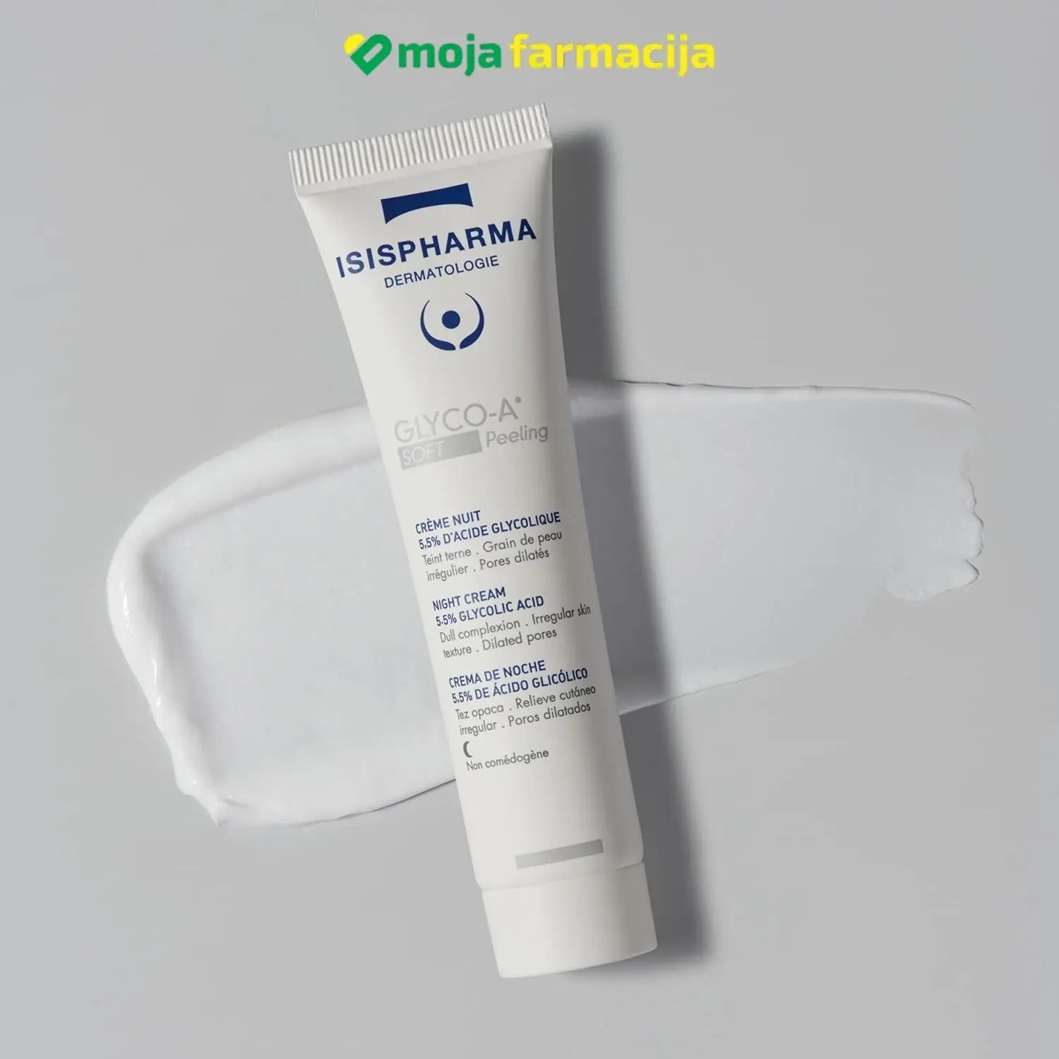 Slika proizvoda ISISPHARMA Glyco-A medium peeling krema iz online apoteke Moja Farmacija - BIH