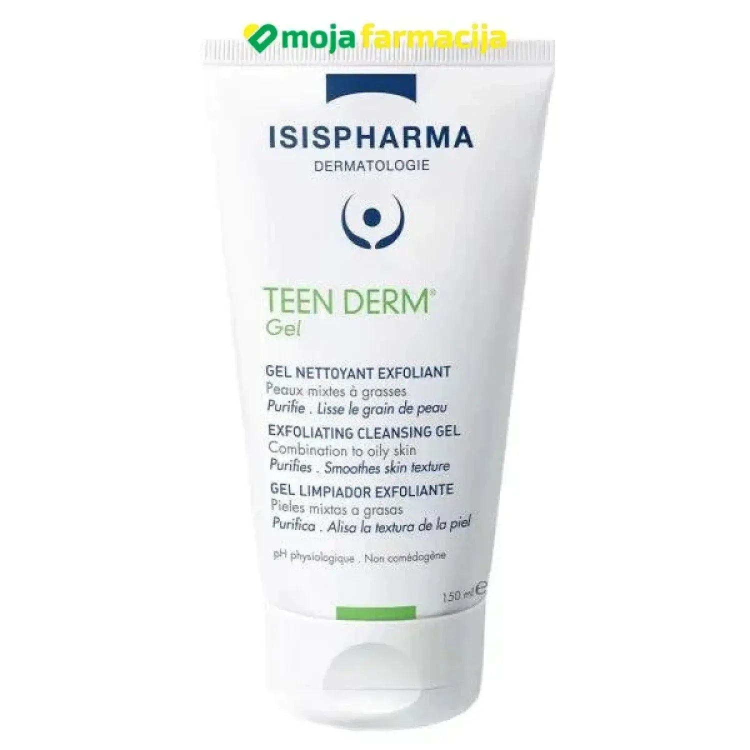 Slika proizvoda ISISPHARMA Teen derm gel iz online apoteke Moja Farmacija - BIH