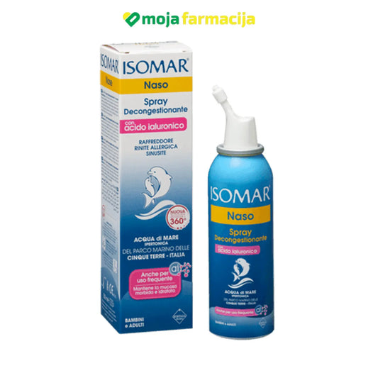 ISOMAR Decong Spray HA 100 ML. (dekongestivni sprej sa hijaluronskom kiselinom) - Moja Farmacija - BIH