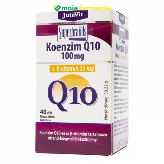 JutaVit Koenzim Q10 100mg - Moja Farmacija - BIH