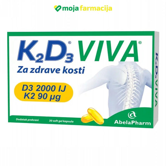 K2D3 VIVA SOFT GEL CAPS A30 - Moja Farmacija - BIH