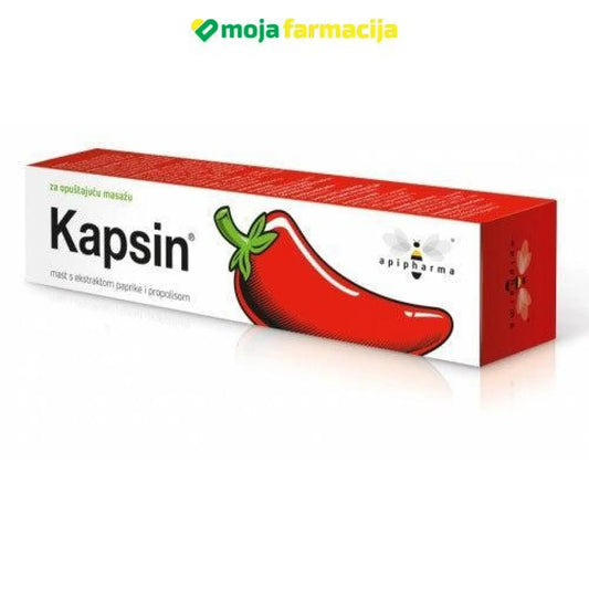 Slika proizvoda Kapsin mast za opuštajuću masažu iz online apoteke Moja Farmacija - BIH