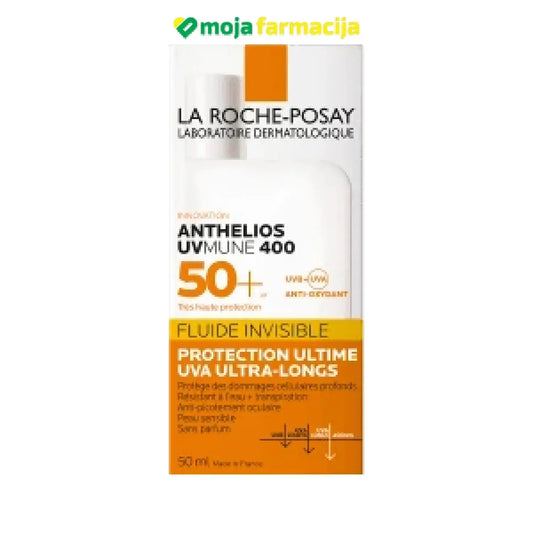 La Roche-Posay ANTHELIOS UVMUNE 400 INVISIBLE FLUIDE SPF50+ 50ml - Moja Farmacija - BIH