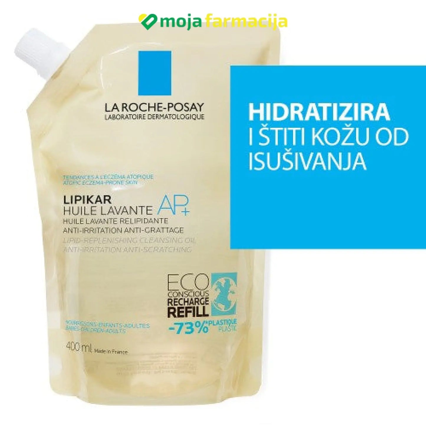 Slika proizvoda LA ROCHE-POSAY Lipikar ulje refill pakovanje iz online apoteke Moja Farmacija - BIH