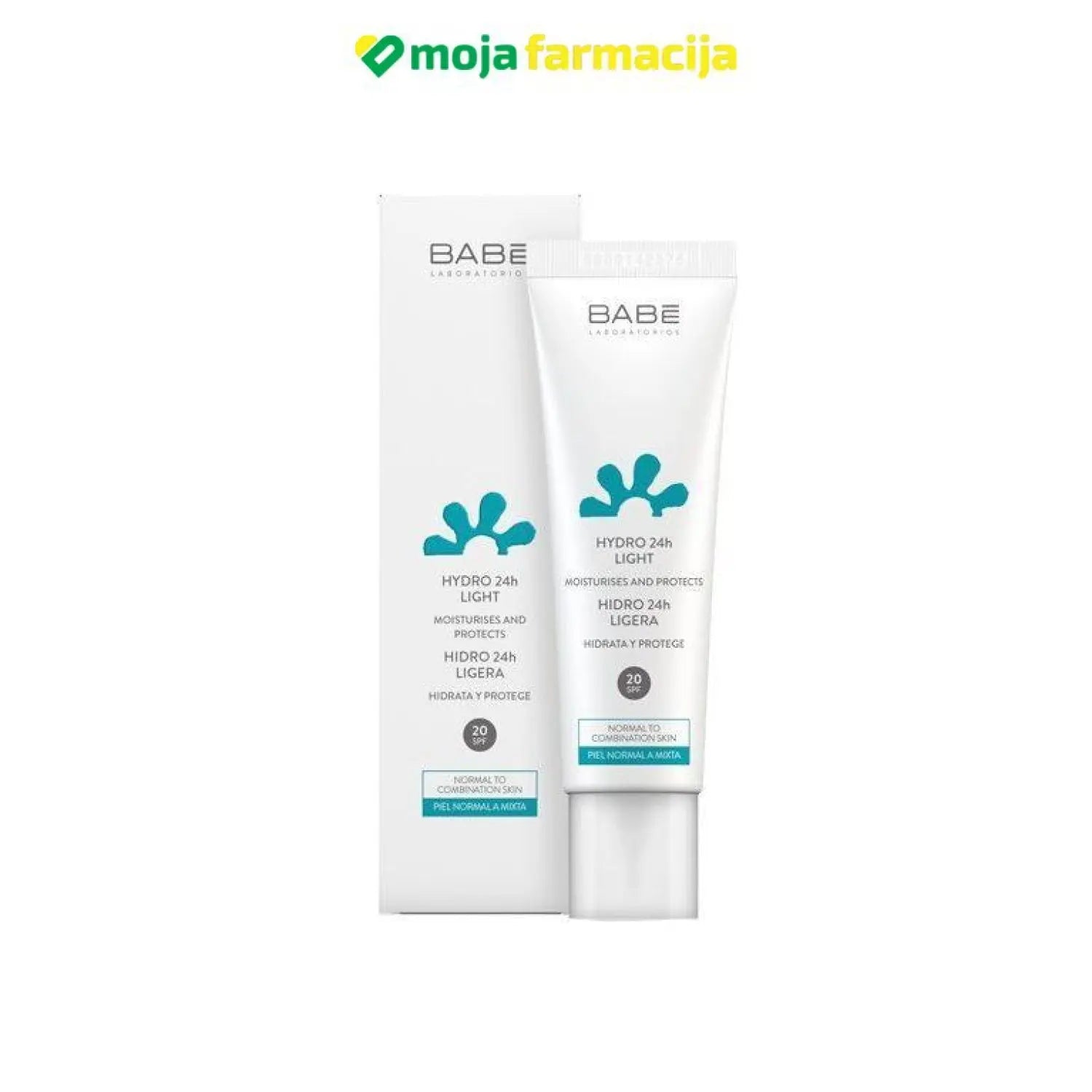 Slika proizvoda LABORATORIOS BABÉ Facial Essentials Hydro 24h Hidratantna Lagana krema SPF20 iz online apoteke Moja Farmacija - BIH