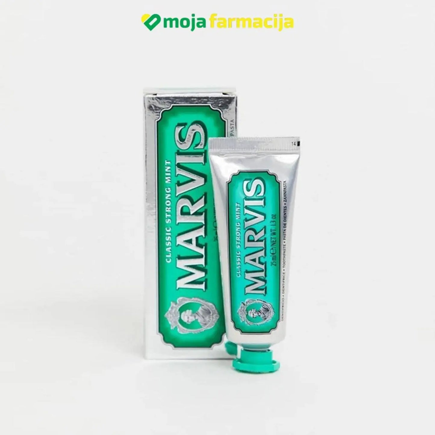 Slika proizvoda MARVIS zubna pasta Classic Strong Mint iz online apoteke Moja Farmacija - BIH