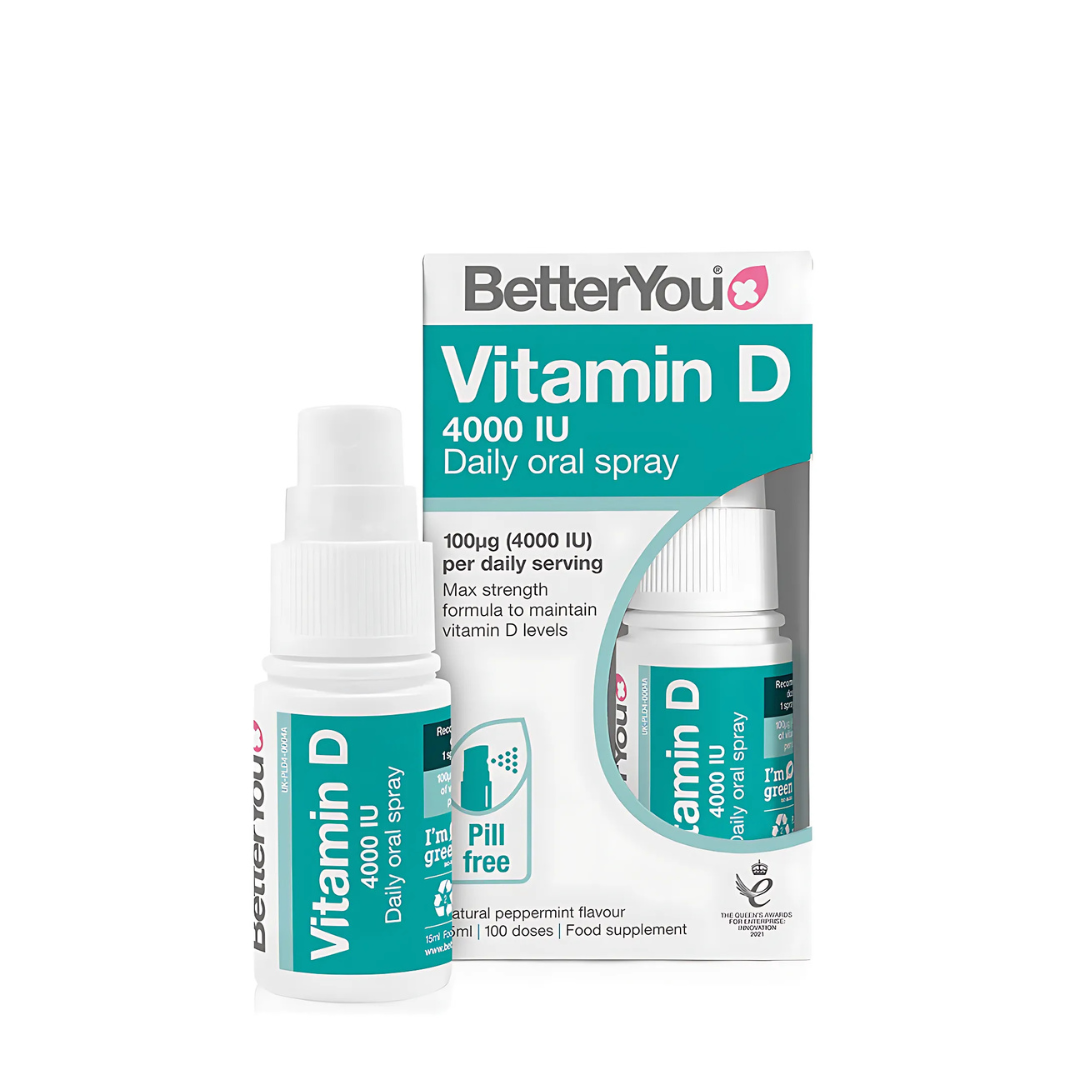Slika proizvoda BetterYou Vitamin D 4000 IU oralni sprej 15ml iz online apoteke Moja Farmacija - BIH