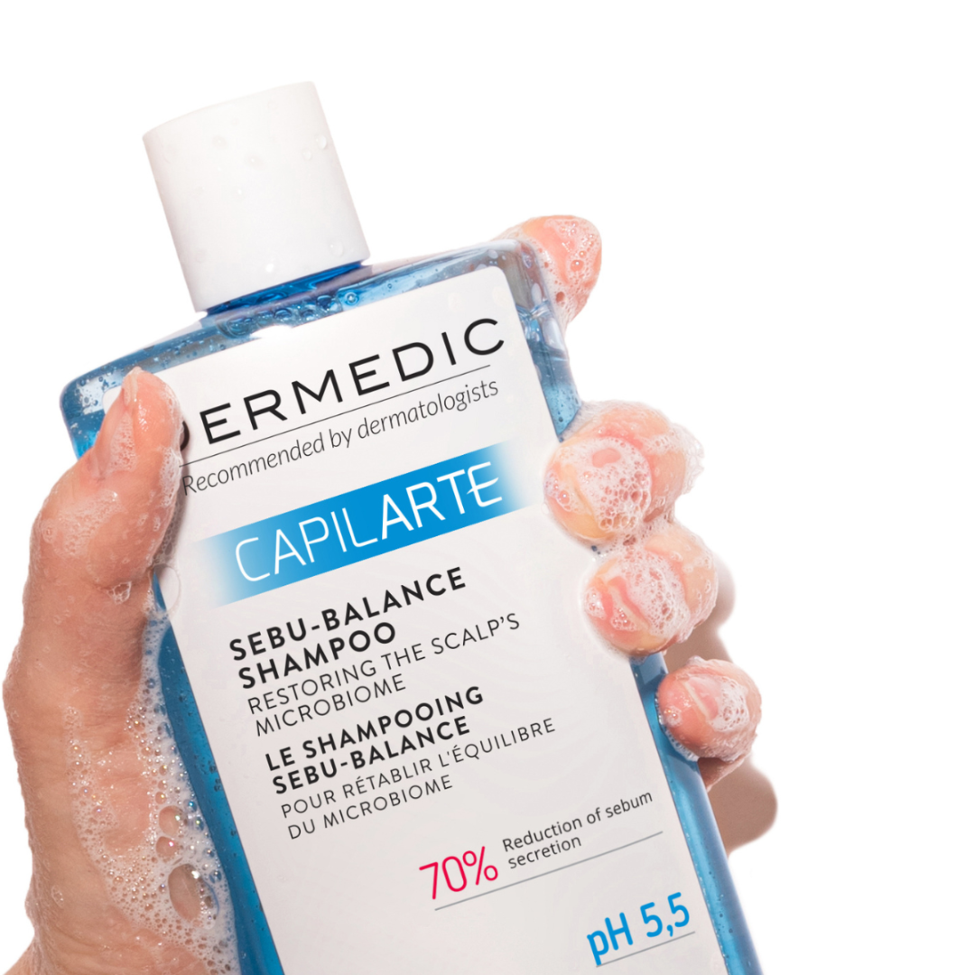 Slika proizvoda DERMEDIC Capilarte sebu-balance šampon za obnovu vlasišta iz online apoteke Moja Farmacija - BIH