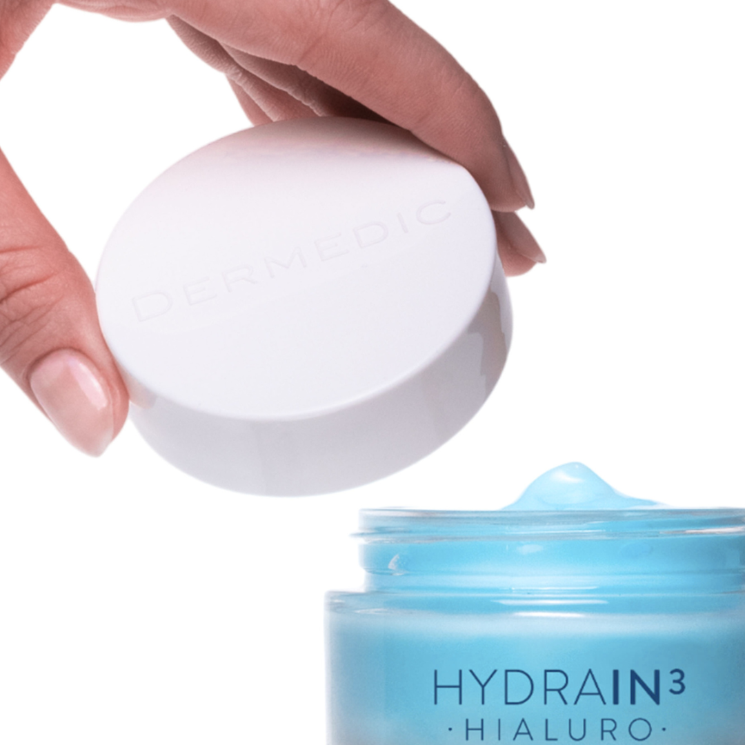 Slika proizvoda DERMEDIC Hydrain3 Ultra hidratantni kremasti gel za lice 50ml iz online apoteke Moja Farmacija - BIH