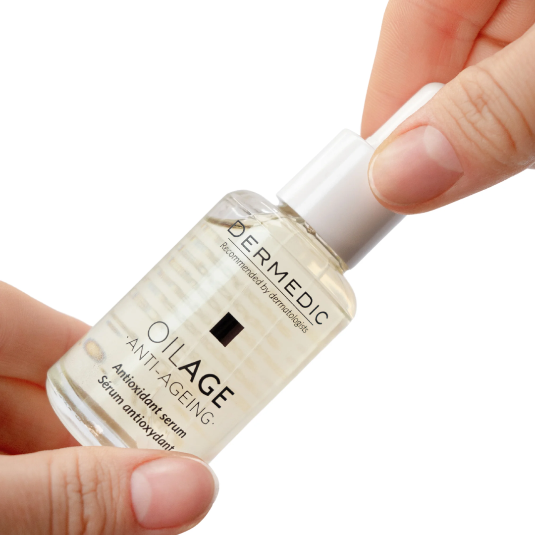 Slika proizvoda DERMEDIC Oilage antioksidativni serum - anti age serum iz online apoteke Moja Farmacija - BIH
