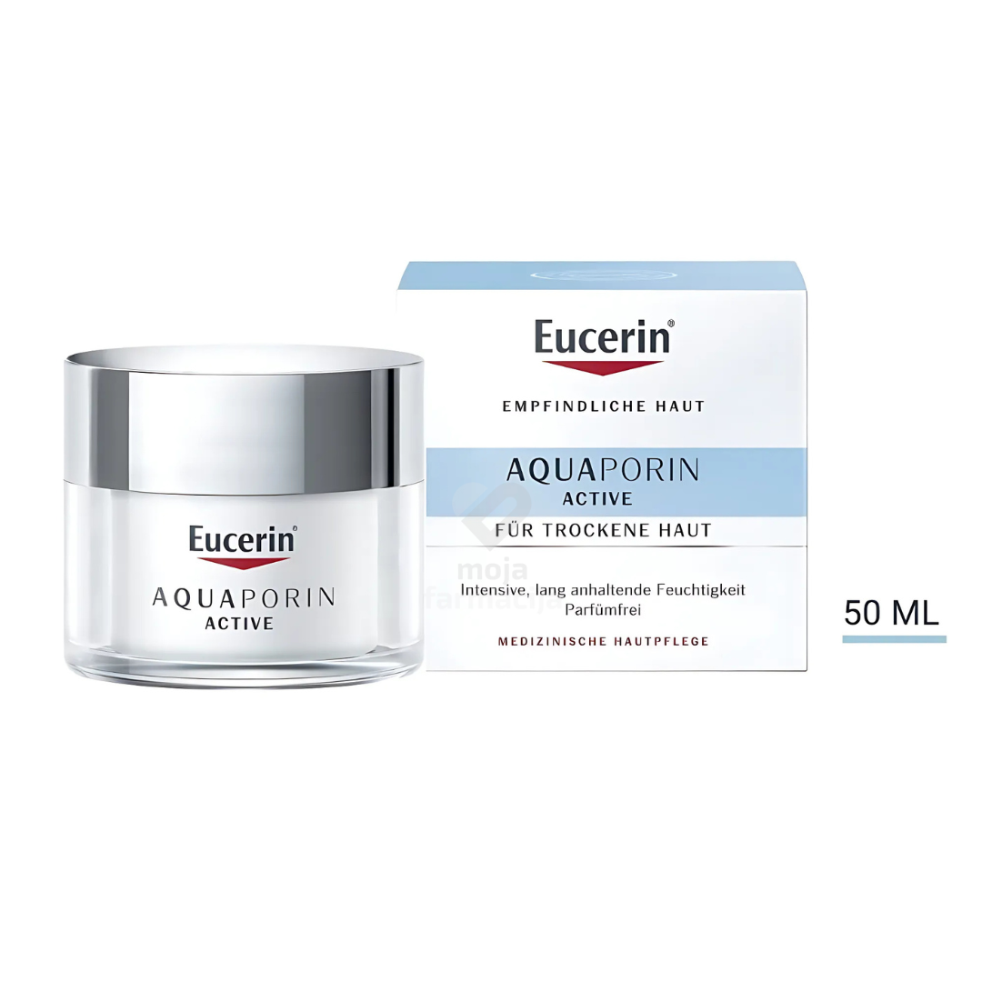 Eucerin AQUAPORIN ACTIVE Krema za suhu kožu lica 50ml