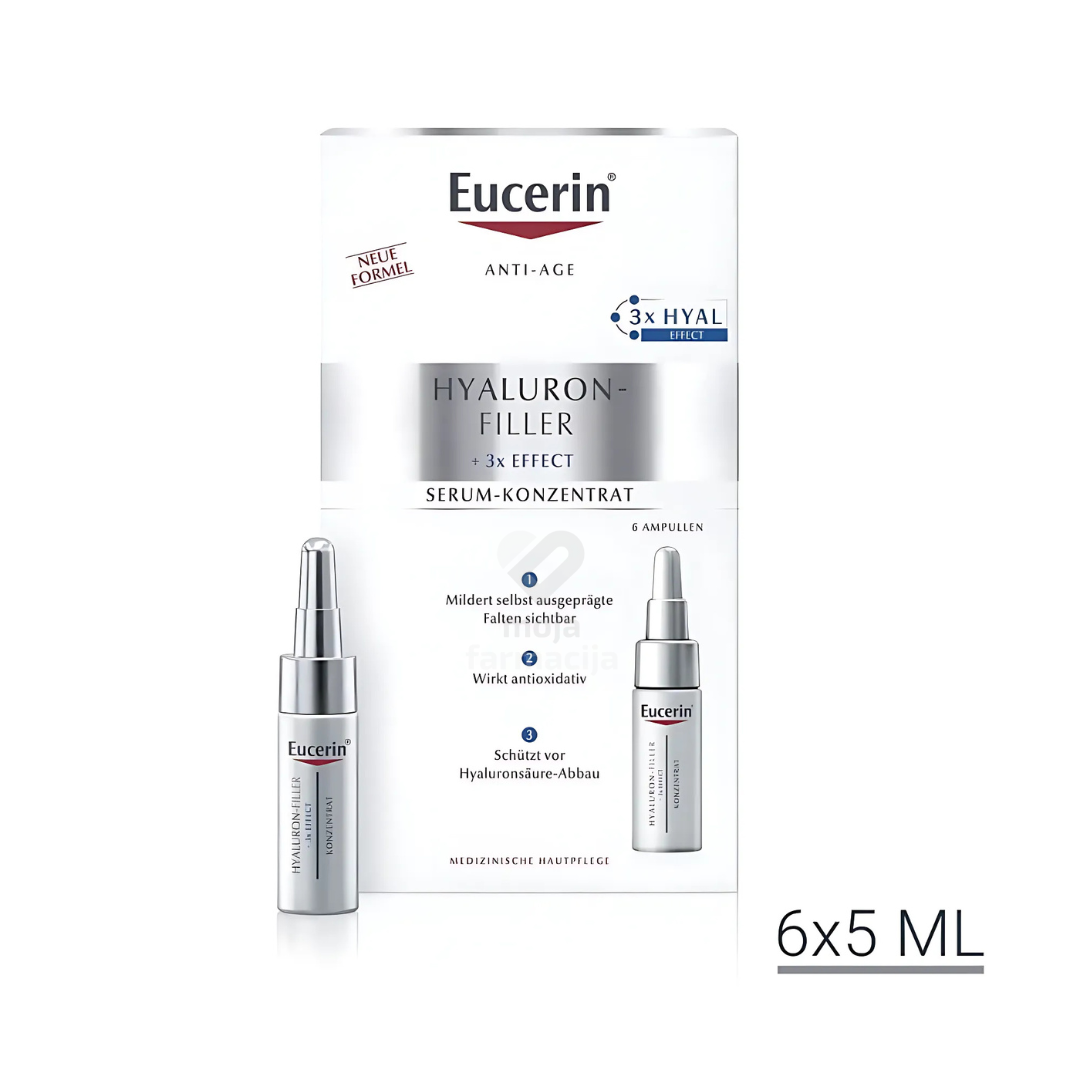 Eucerin HYALURON-FILLER Koncentrirani tretman 6 ampula