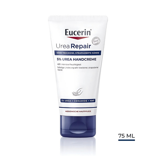 Slika proizvoda Eucerin UREA REPAIR PLUS Krema za ruke s 5% ureje 75ml iz online apoteke Moja Farmacija - BIH
