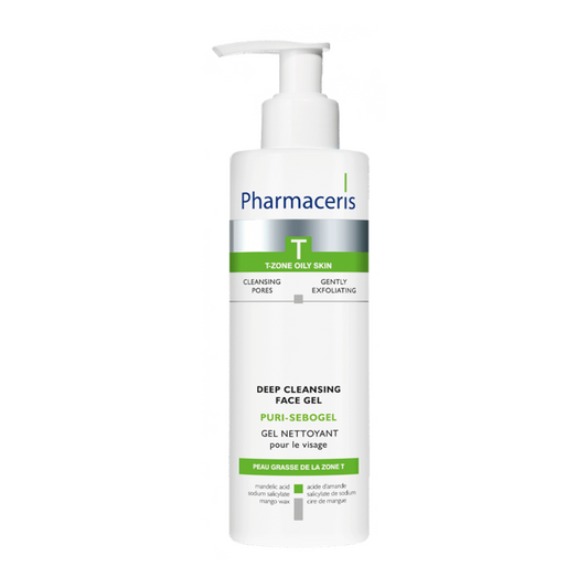 PHARMACERIS Puri-Sebogel za dubinsko čišćenje lica 190ml