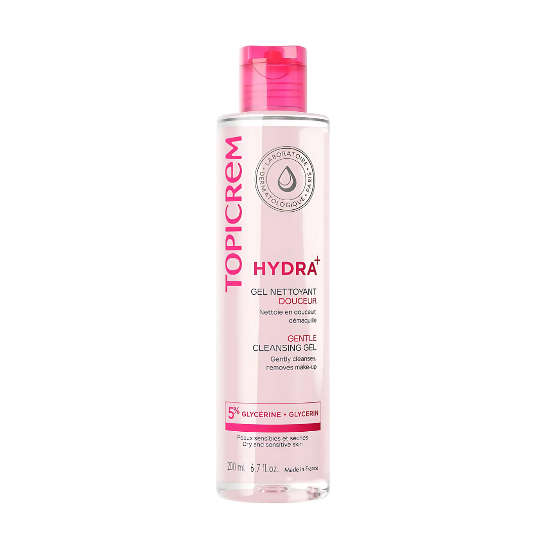 Slika proizvoda TOPICREM Hydra+ nježni gel za čišćenje lica 200ml iz online apoteke Moja Farmacija - BIH