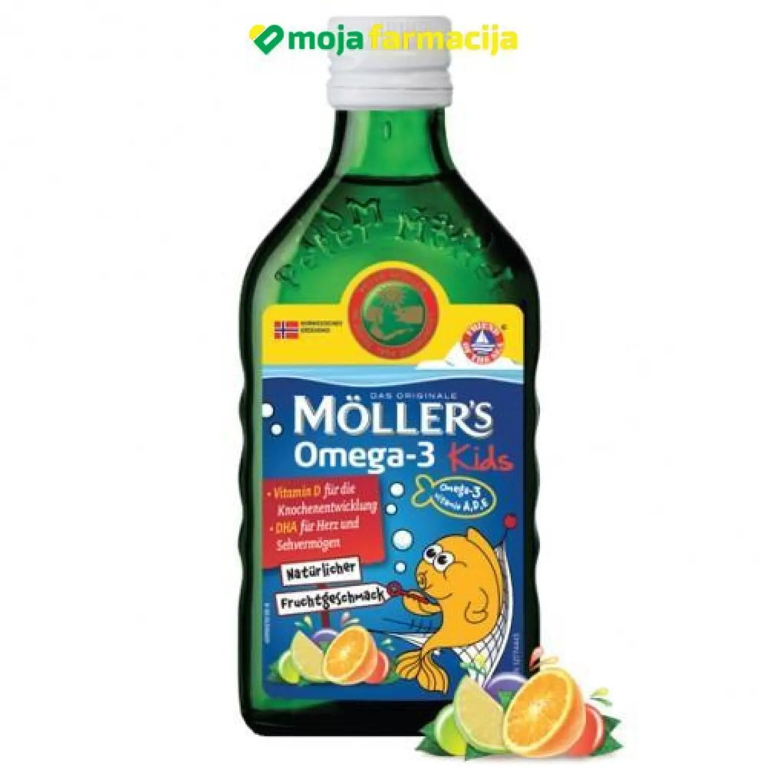 Slika proizvoda MOLLERS Omega-3 kids iz online apoteke Moja Farmacija - BIH