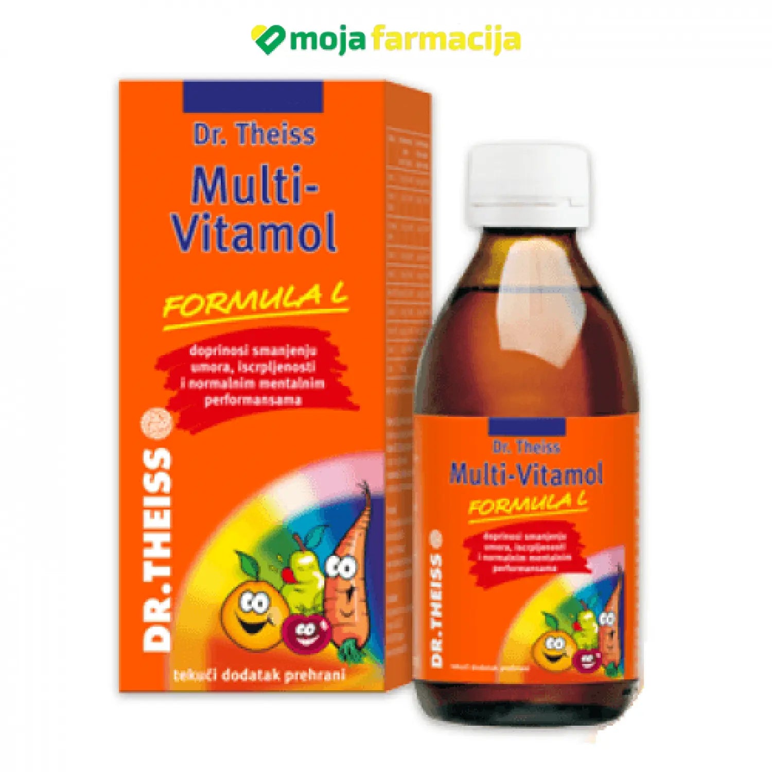 Slika proizvoda Multivitamol sirup formula L iz online apoteke Moja Farmacija - BIH