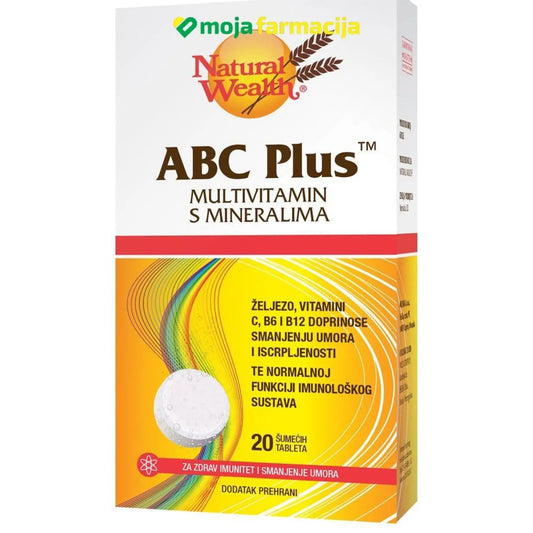 NATURAL WEALTH ABC plus efervete/šumeće tablete - Moja Farmacija - BIH