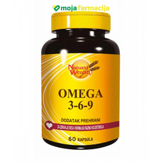 Slika proizvoda Natural Wealth OMEGA 3-6-9 CAPS A 60 iz online apoteke Moja Farmacija - BIH