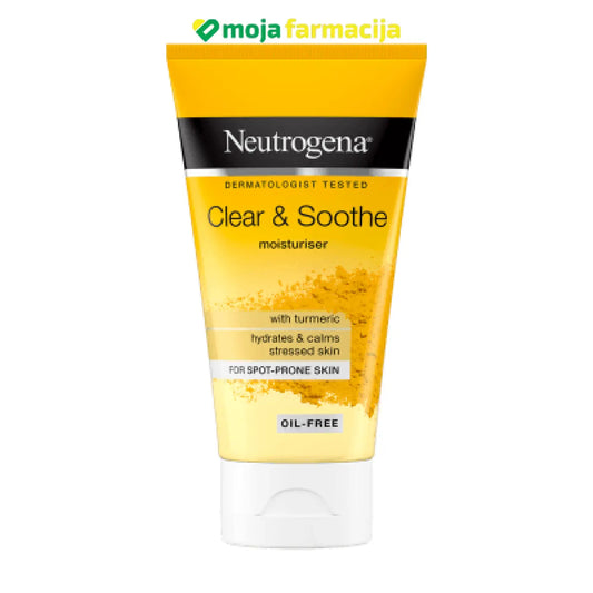 Slika proizvoda NEUTROGENA Clear & Soothe hidratantna krema za lice kurkuma iz online apoteke Moja Farmacija - BIH