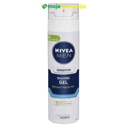 Slika proizvoda Nivea FM GEL ZA BRIJANJE SENSITIVE 200ML iz online apoteke Moja Farmacija - BIH