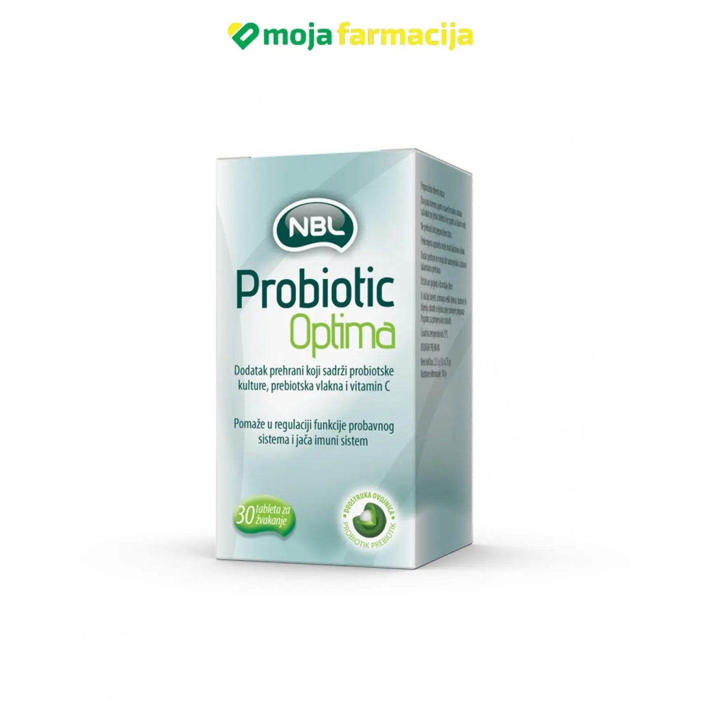 Slika proizvoda Nobel PROBIOTIC OPTIMA TBL ZA ŽVAKANJE iz online apoteke Moja Farmacija - BIH