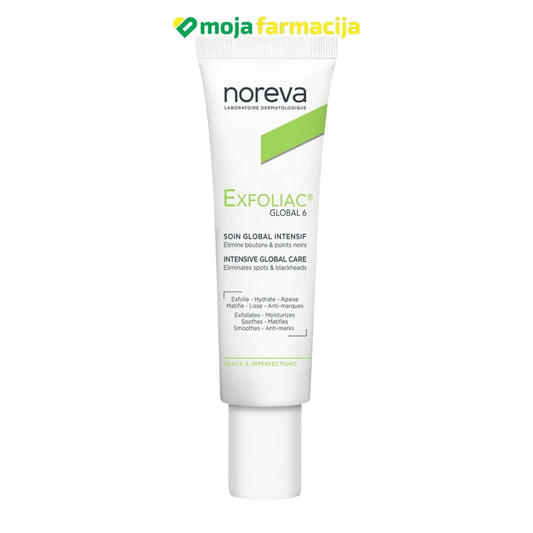 Slika proizvoda NOREVA Exfoliac Global 6 intenzivna opća njega iz online apoteke Moja Farmacija - BIH