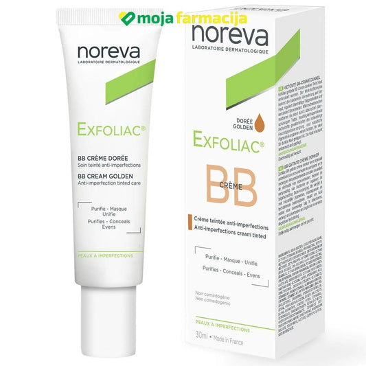 Slika proizvoda NOREVA Exfoliac tonirana BB krema Gold iz online apoteke Moja Farmacija - BIH