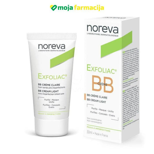 NOREVA Exfoliac tonirana BB krema Light - Moja Farmacija - BIH