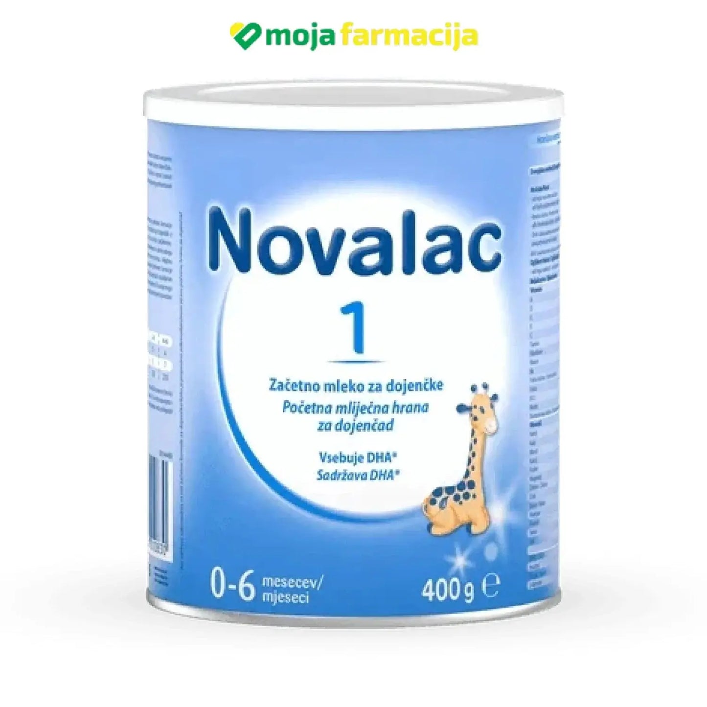 Slika proizvoda Novalac 1 400g ( 0-6 mjeseci ) iz online apoteke Moja Farmacija - BIH