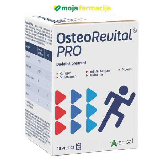 Slika proizvoda OsteoRevital Pro za zdravlje i fleksibilnost zglobova iz online apoteke Moja Farmacija - BIH