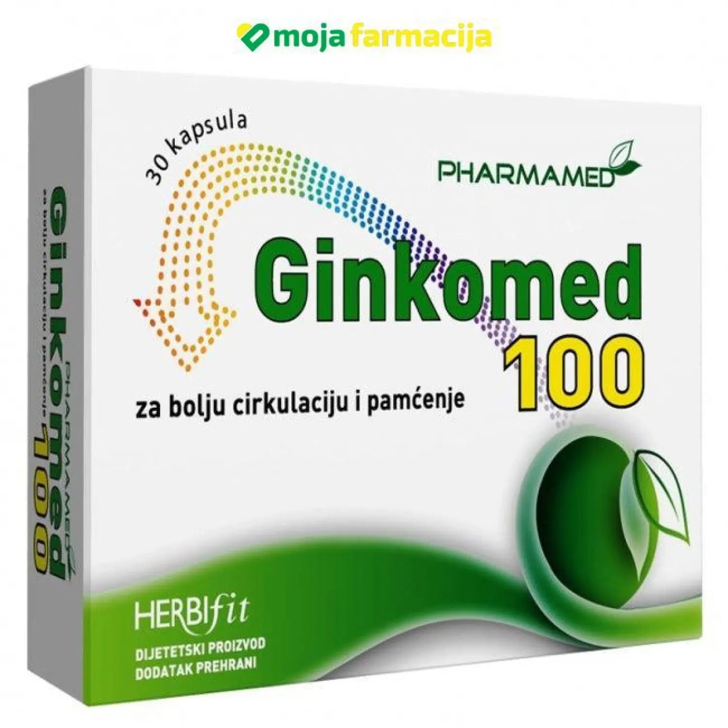 Slika proizvoda PHARMAMED Ginkomed iz online apoteke Moja Farmacija - BIH