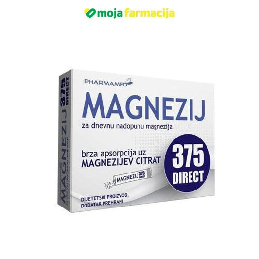 Slika proizvoda Pharmamed MAGNEZIJ 375 GRANULE A20 iz online apoteke Moja Farmacija - BIH