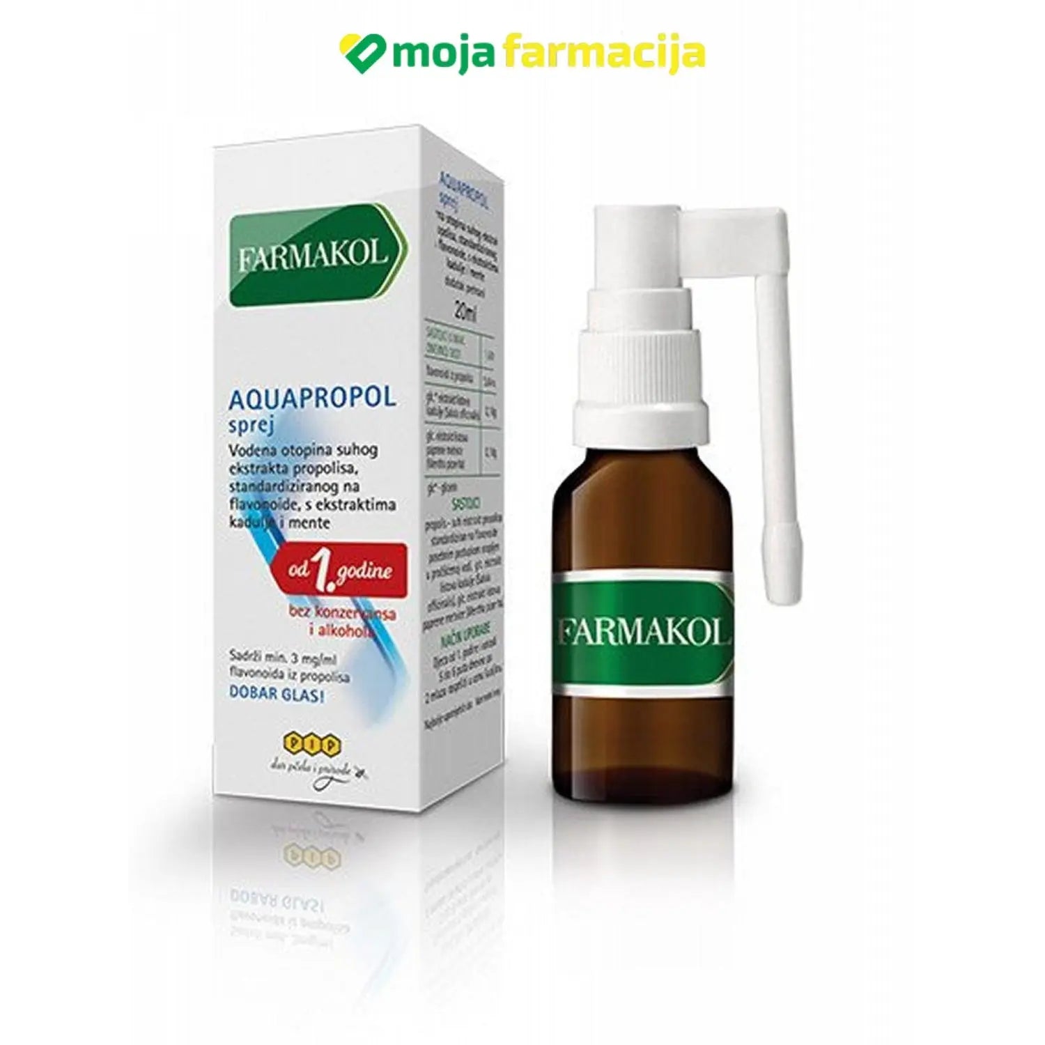 Slika proizvoda PIP FK Aquapropol sprej 20ml iz online apoteke Moja Farmacija - BIH