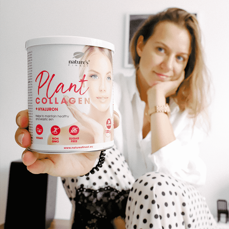 Slika proizvoda NATURE'S FINEST Vegan Collagen + hijaluronska kiselina 125g iz online apoteke Moja Farmacija - BIH