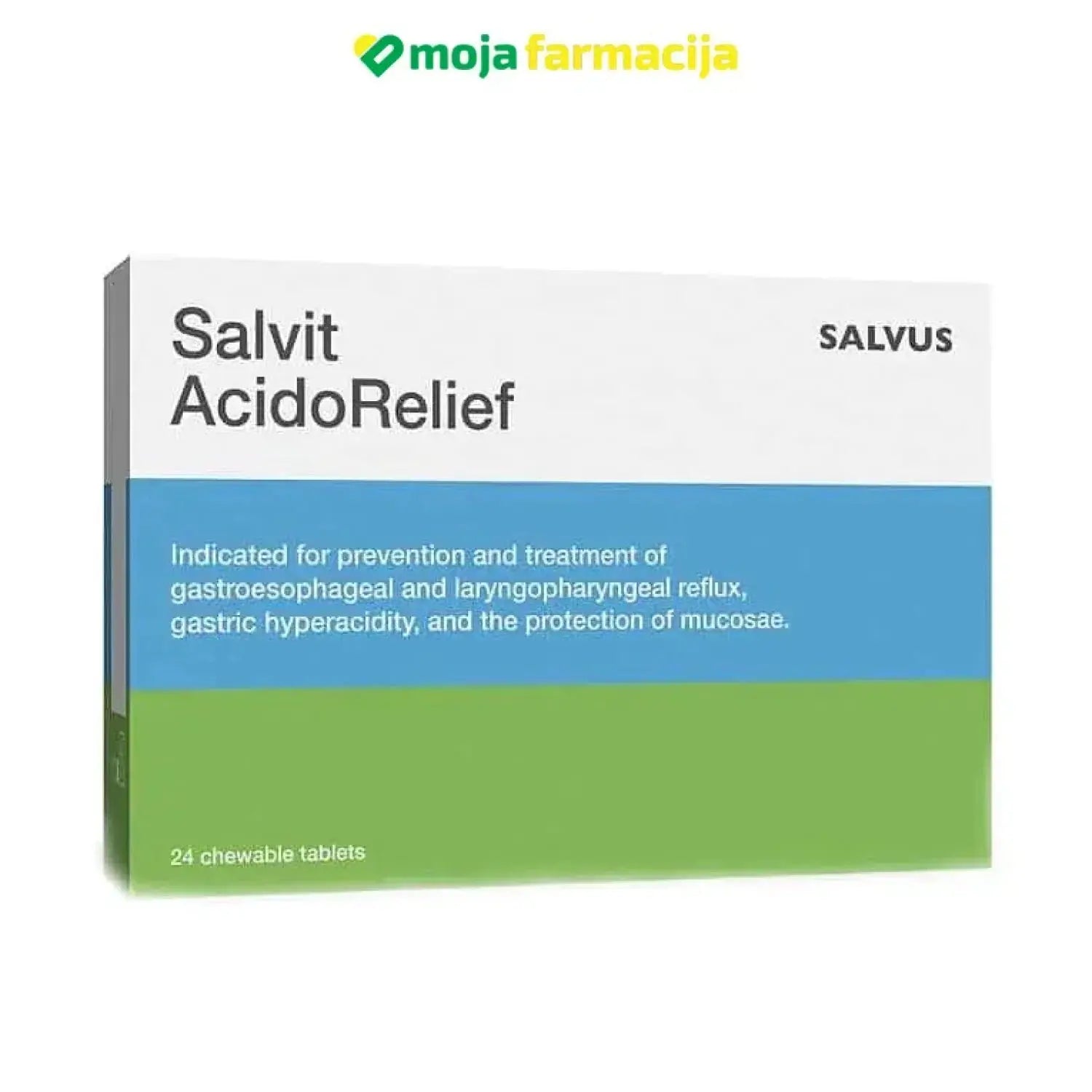 Slika proizvoda Salvit Acidorelief tablete za žvakanje iz online apoteke Moja Farmacija - BIH