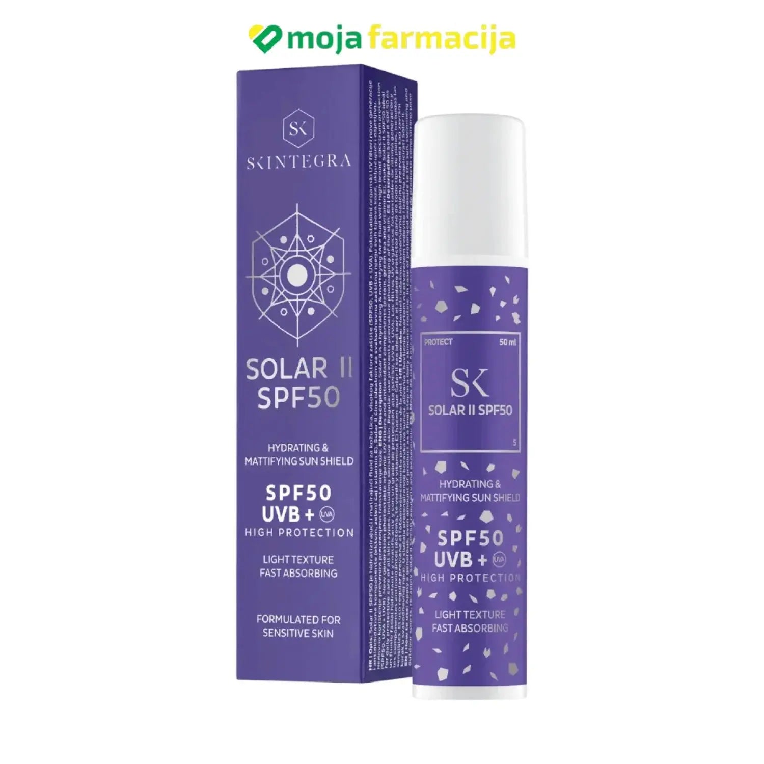 Slika proizvoda SKINTEGRA Solar II SPF50 iz online apoteke Moja Farmacija - BIH