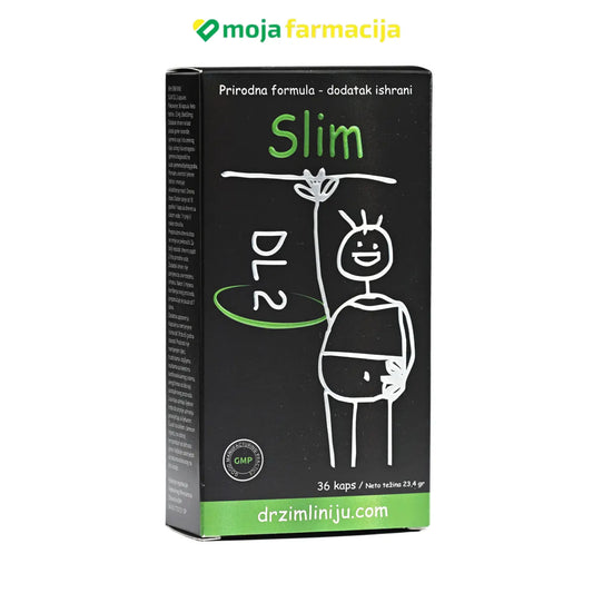 Slika proizvoda Slim DL 2 kapsule za mršavljenje iz online apoteke Moja Farmacija - BIH