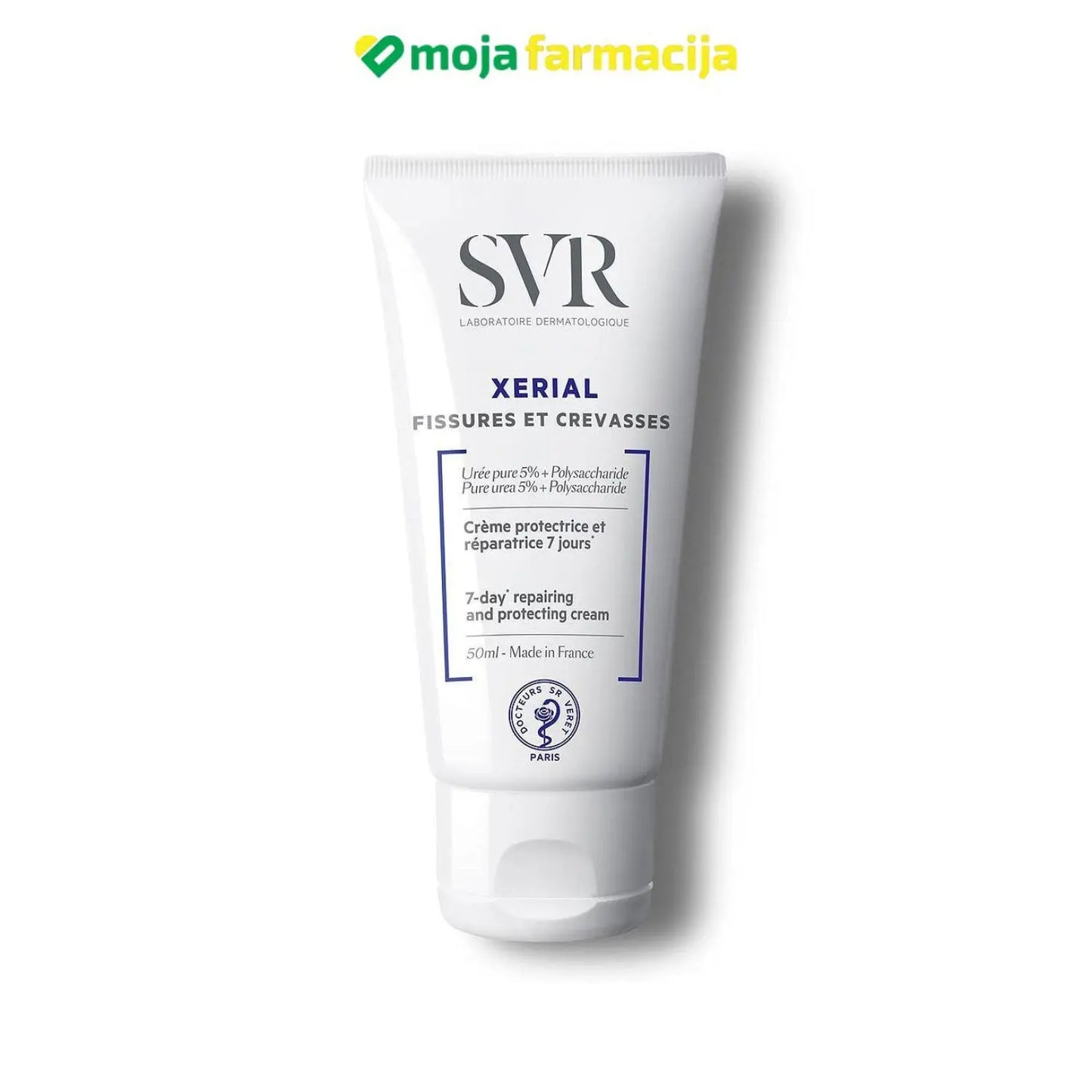 Slika proizvoda SVR XERIAL krema za ispucalu suhu kožu 50ml iz online apoteke Moja Farmacija - BIH