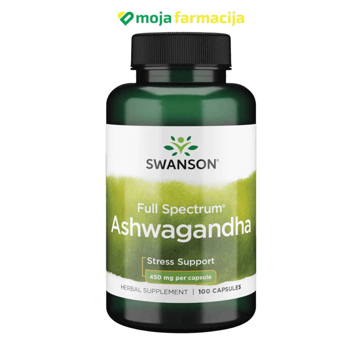 Slika proizvoda SWANSON Ashwagandha 450mg iz online apoteke Moja Farmacija - BIH