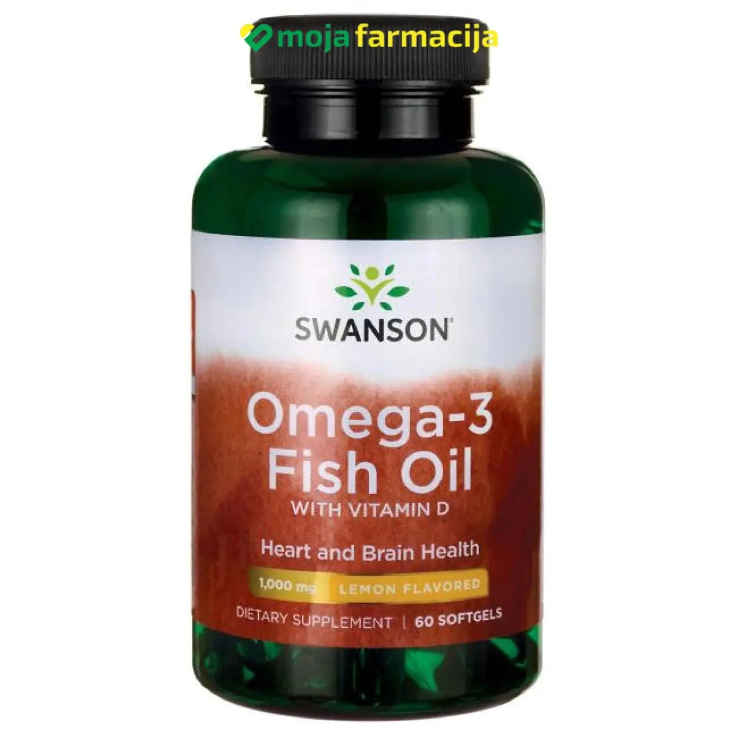 Slika proizvoda SWANSON Omega 3 sa vitaminom D3 iz online apoteke Moja Farmacija - BIH