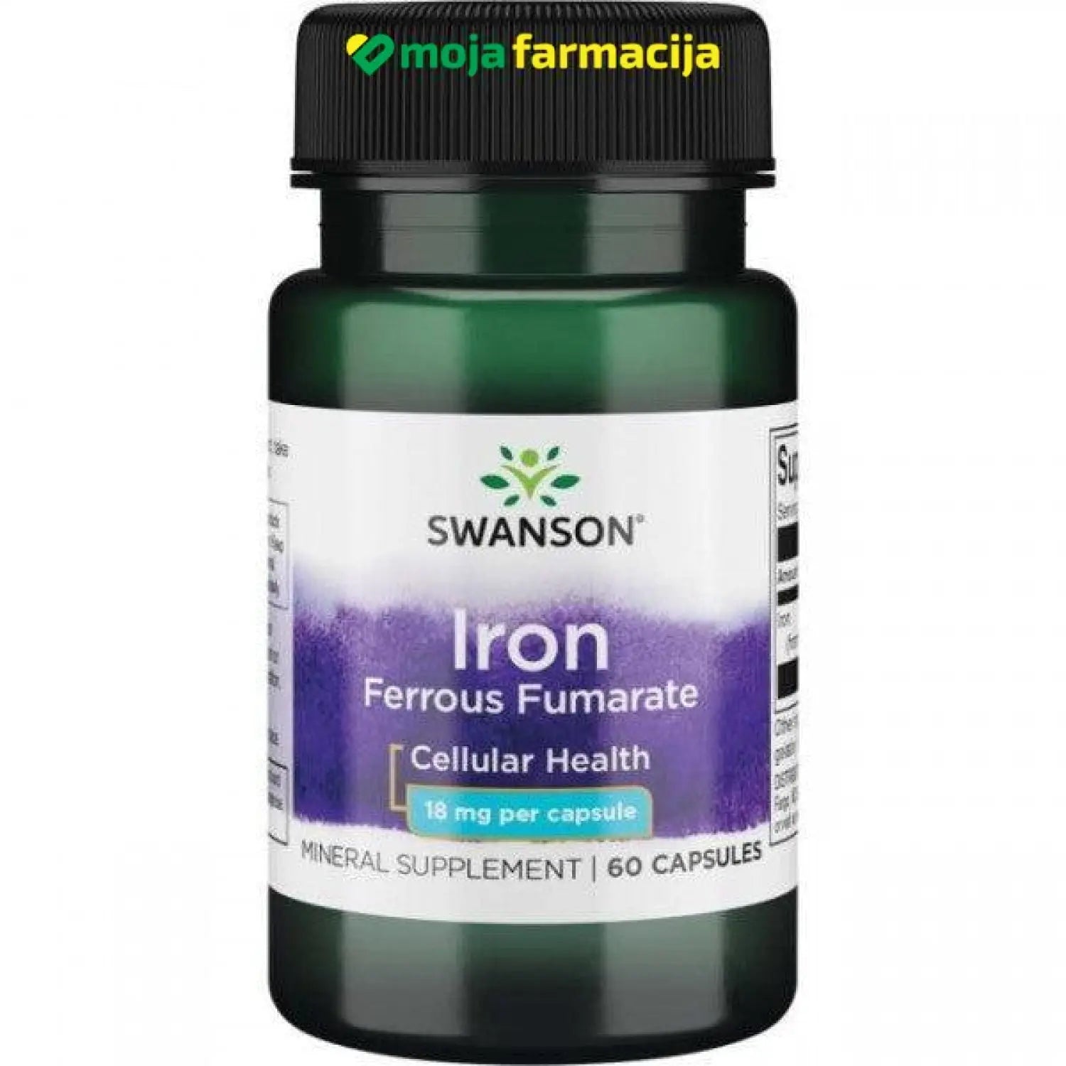 Slika proizvoda SWANSON Željezo ( Iron Ferrous Fumarate ) iz online apoteke Moja Farmacija - BIH