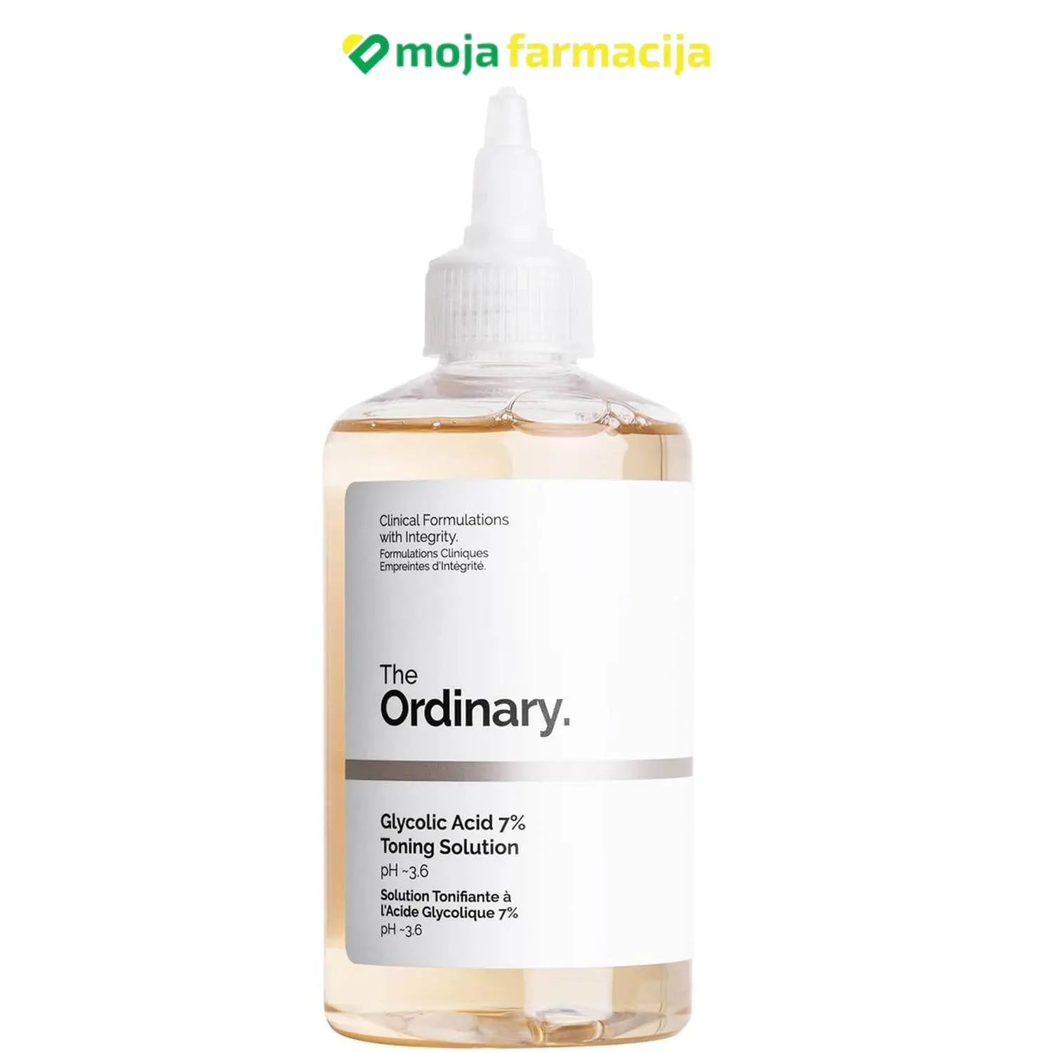 Slika proizvoda THE ORDINARY Glycolic Acid 7% Tonik za njegu lica 240ml iz online apoteke Moja Farmacija - BIH