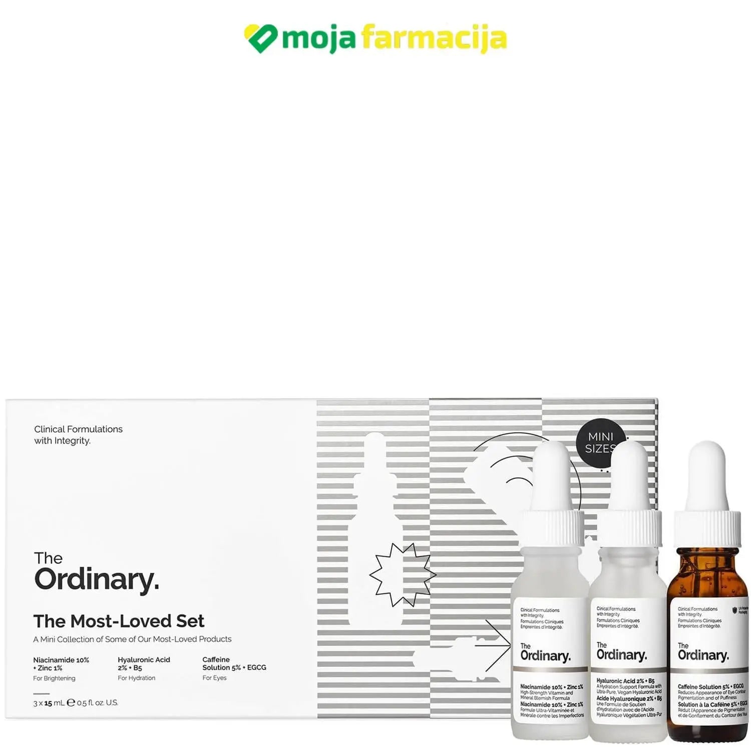 Slika proizvoda THE ORDINARY  Most loved set za njegu lica iz online apoteke Moja Farmacija - BIH