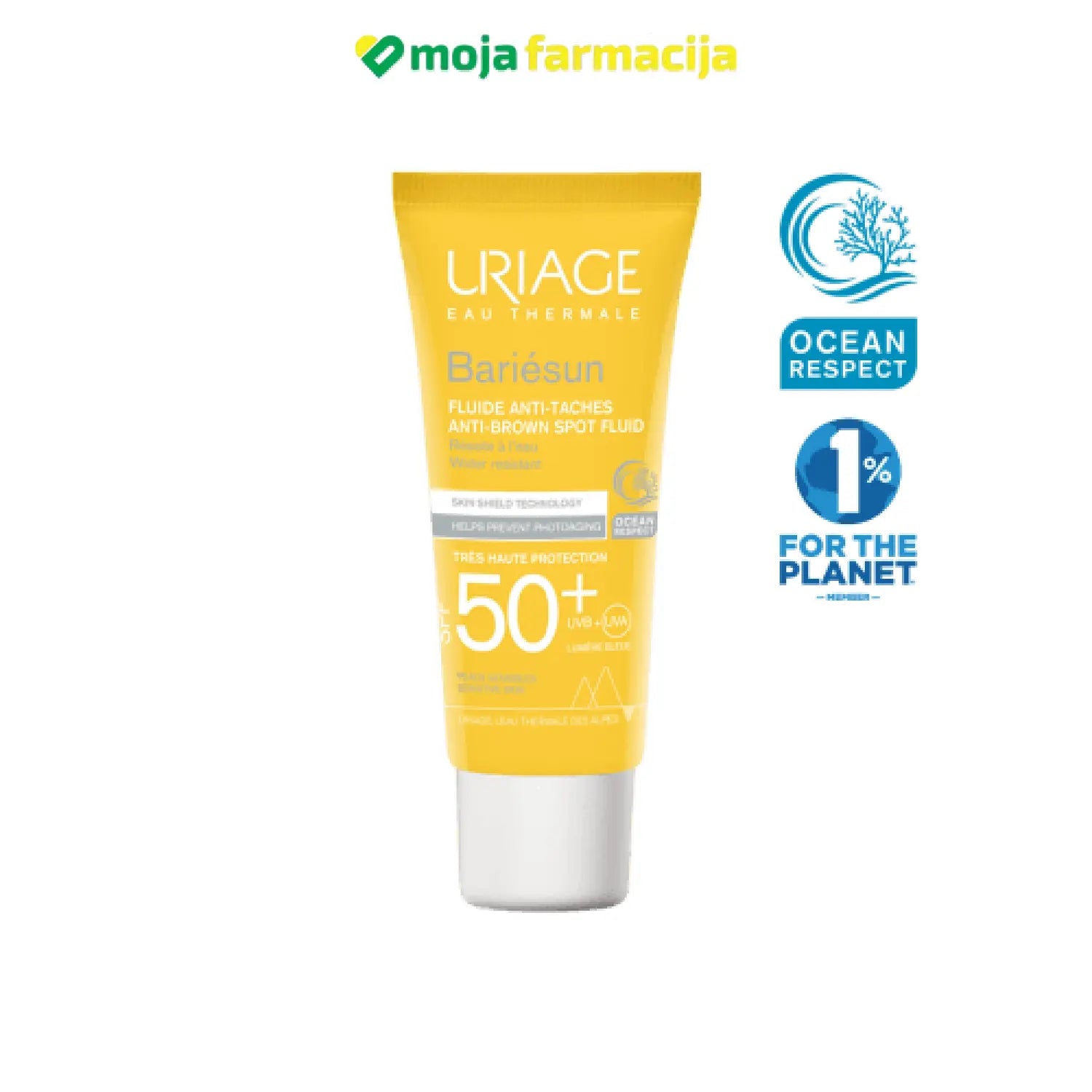 Slika proizvoda URIAGE Bariesun SPF50+ fluid protiv hiperpigmentacija iz online apoteke Moja Farmacija - BIH