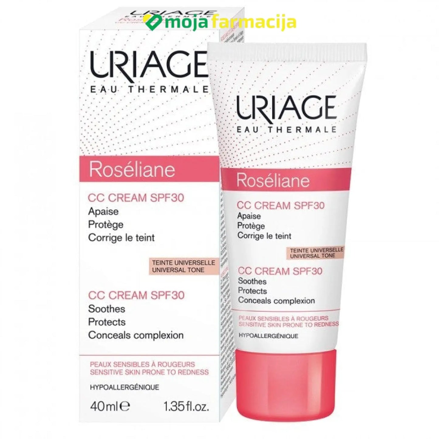 Slika proizvoda URIAGE Roseliane CC krema SPF30 iz online apoteke Moja Farmacija - BIH