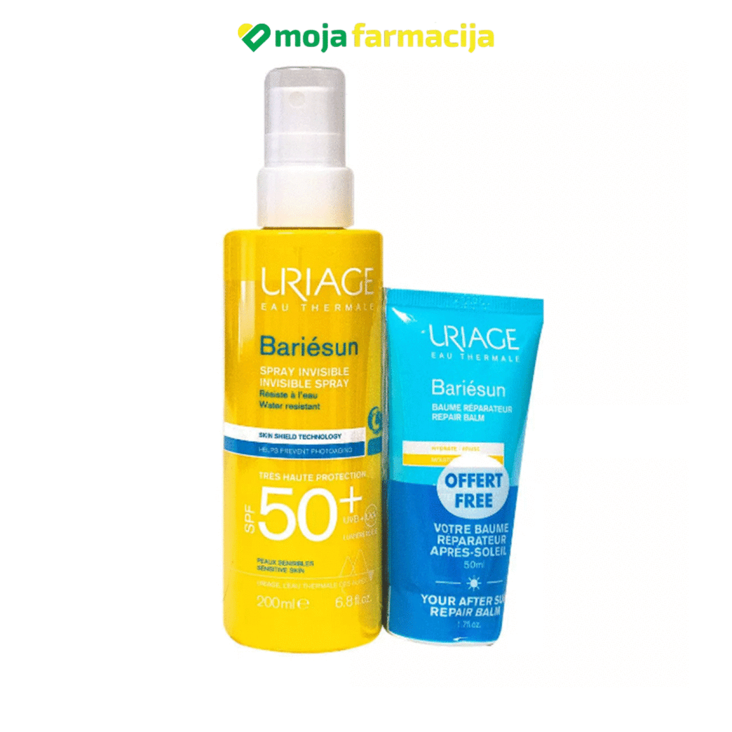 Slika proizvoda URIAGE Set Bariersun - SPF50 sprej + balzam poslije sunčanja iz online apoteke Moja Farmacija - BIH