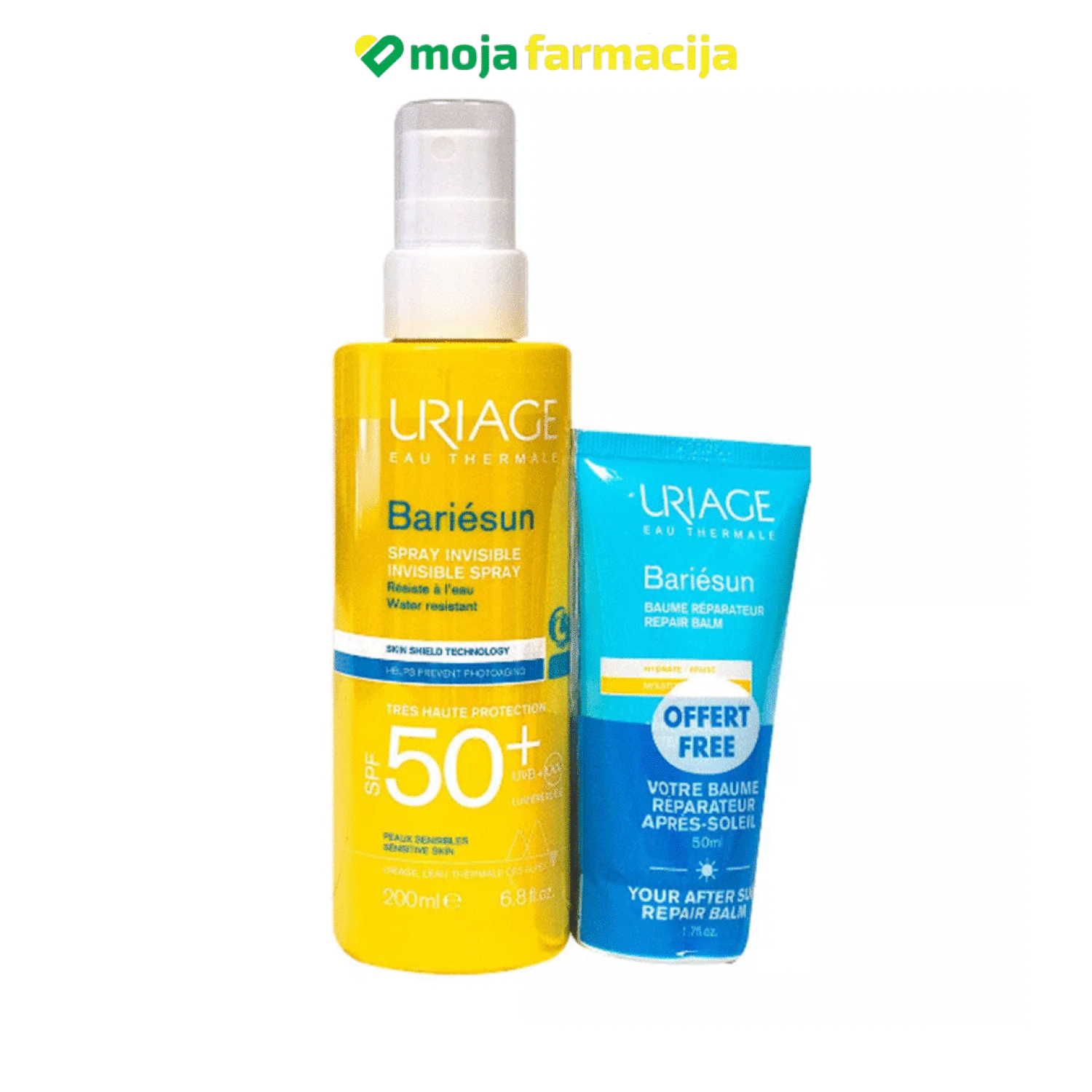 Slika proizvoda URIAGE Set Bariersun - SPF50 sprej + balzam poslije sunčanja iz online apoteke Moja Farmacija - BIH